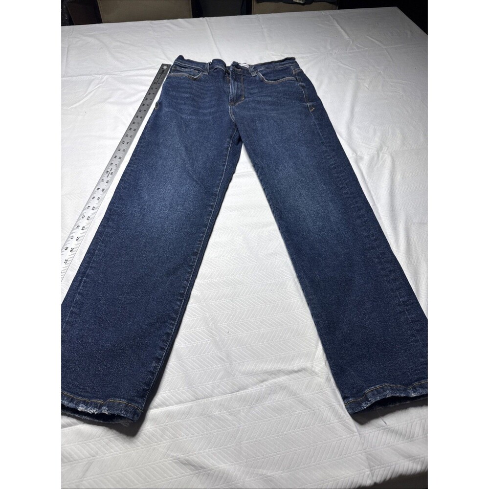 Kensie VintageLux High Rise Skinny Jeans; Girlhoodcorp, Distressed, Frayed hem